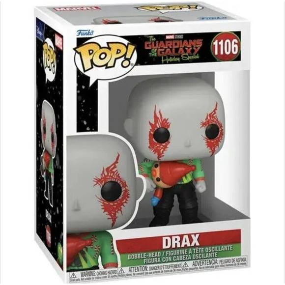 Drax The Guardians of the Galaxy Holiday Special Funko Pop! Vinyl - IN HAND - Picture 1 of 2